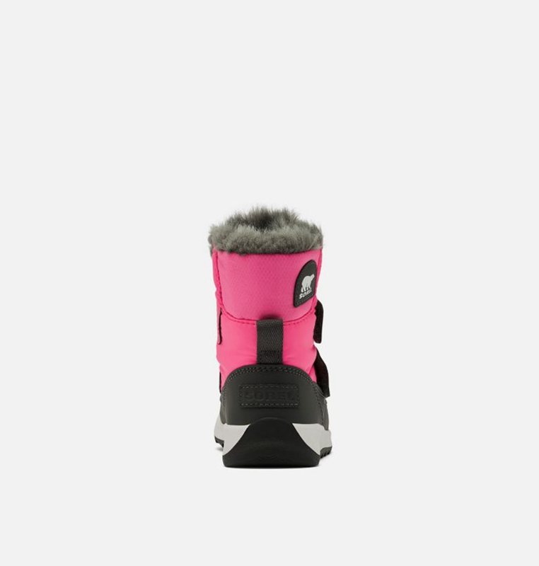 Kids Snow Boots Pink/Black - Sorel Toddler Whitney™ II Strap - 678132-IVA